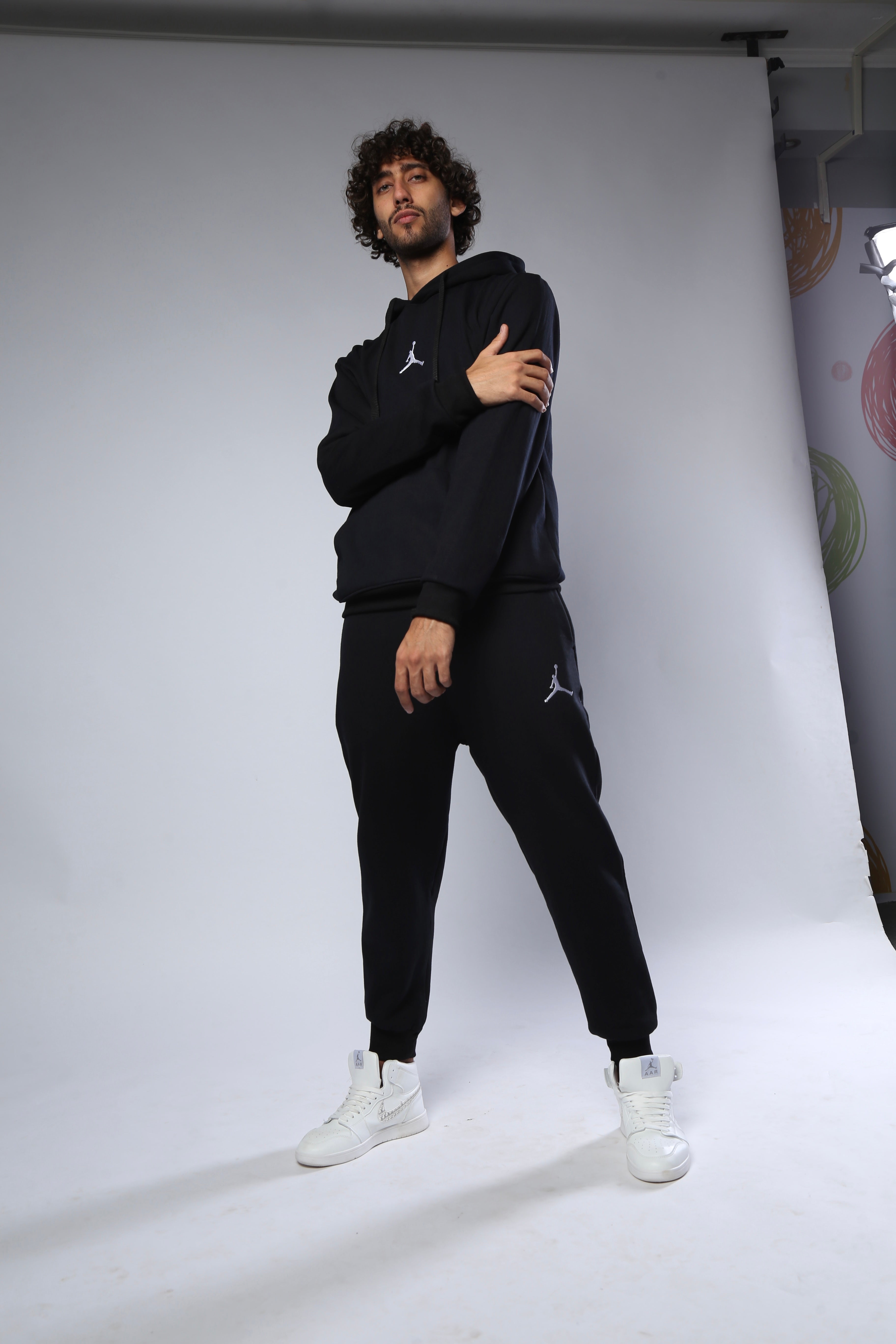 All black clearance jordan tracksuit