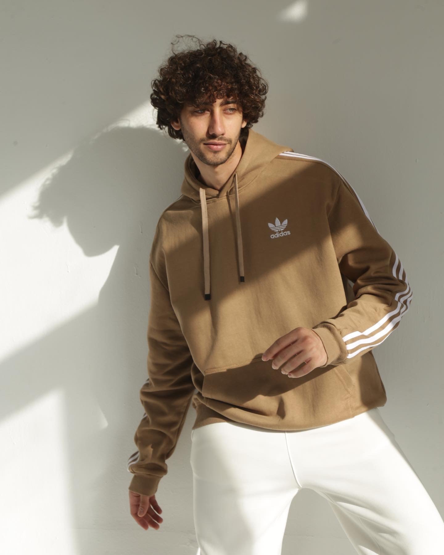 Adidas deals tan hoodie