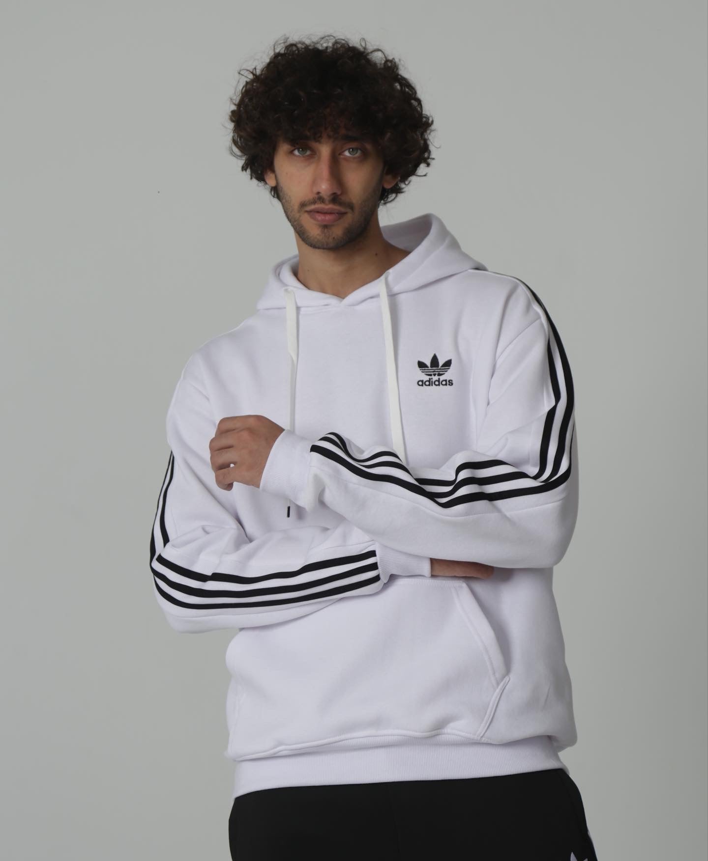 White adidas hotsell zip up hoodie