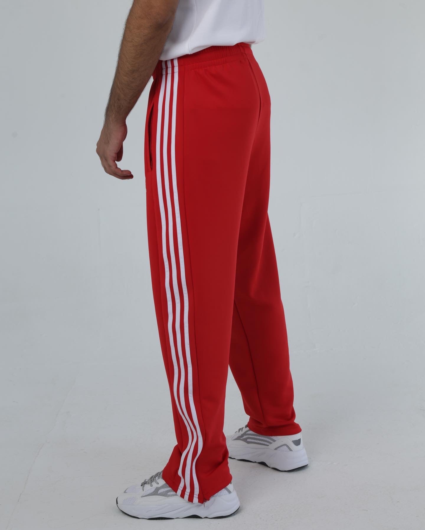 Pants and jeans adidas Firebird Trackpants Scarlet/ White | Footshop