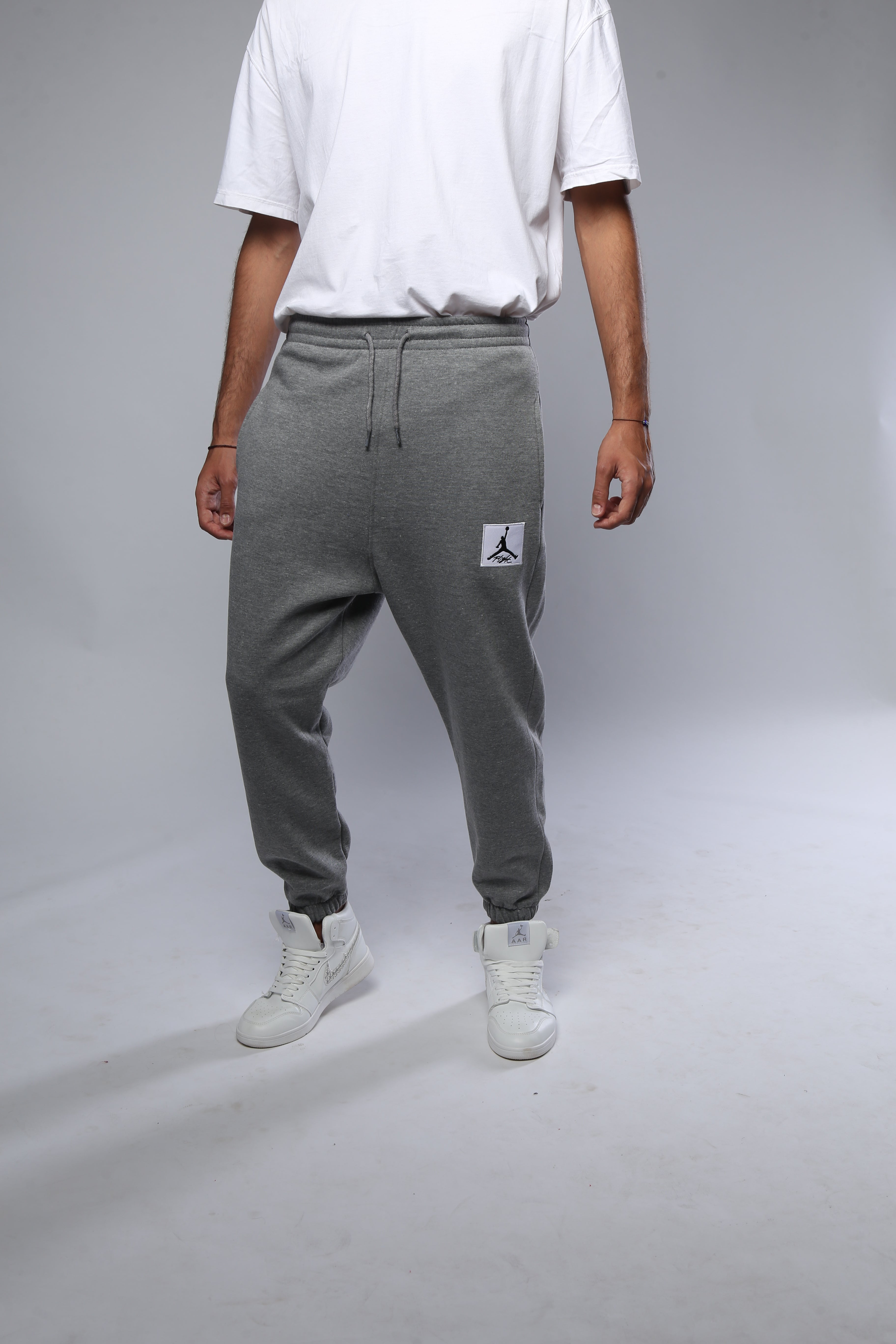 Grey jordan fashion joggers