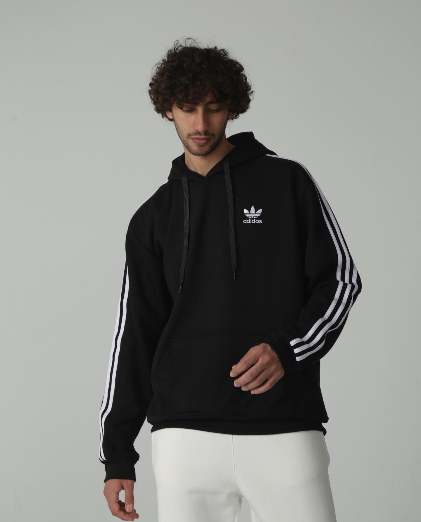 Black zip discount up adidas hoodie